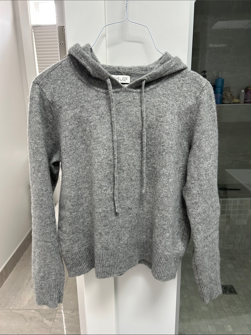 Rachel Zoe cashmere hooded sweater size large